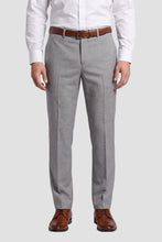 Couture 1910 "Sharkskin" Black & White Plain Front Pants