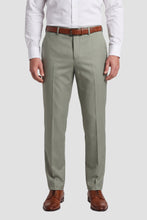 Couture 1910 "Sharkskin" Celadon Green Plain Front Pants