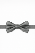 Cristoforo Cardi Pre-Tied Silver Noble Silk Bow Tie