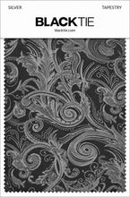 Cardi Silver Tapestry Necktie