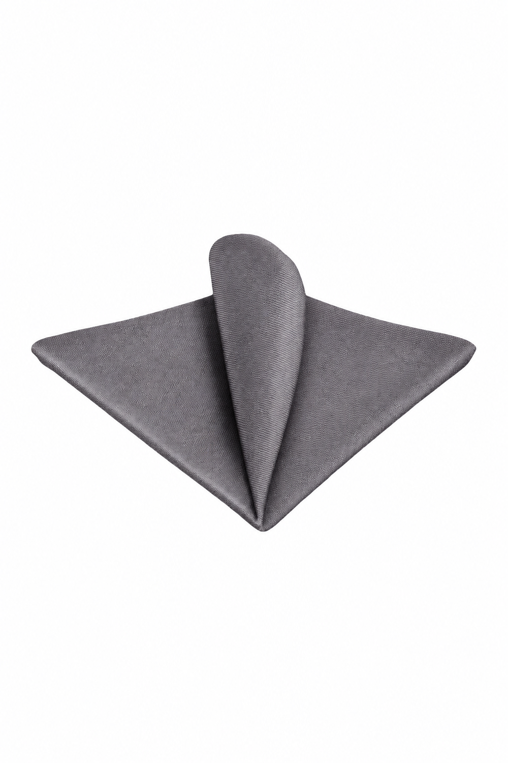 Ted Stanford Smoke Modern Solid Pocket Square