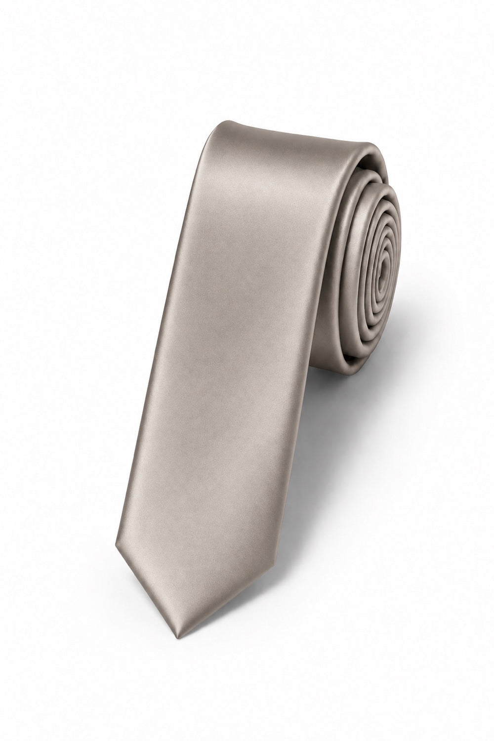 Cardi Stone Luxury Satin Skinny Necktie