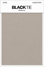 Stone Luxury Satin fabric swatch card