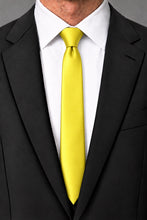Cardi Sunbeam Luxury Satin Skinny Necktie