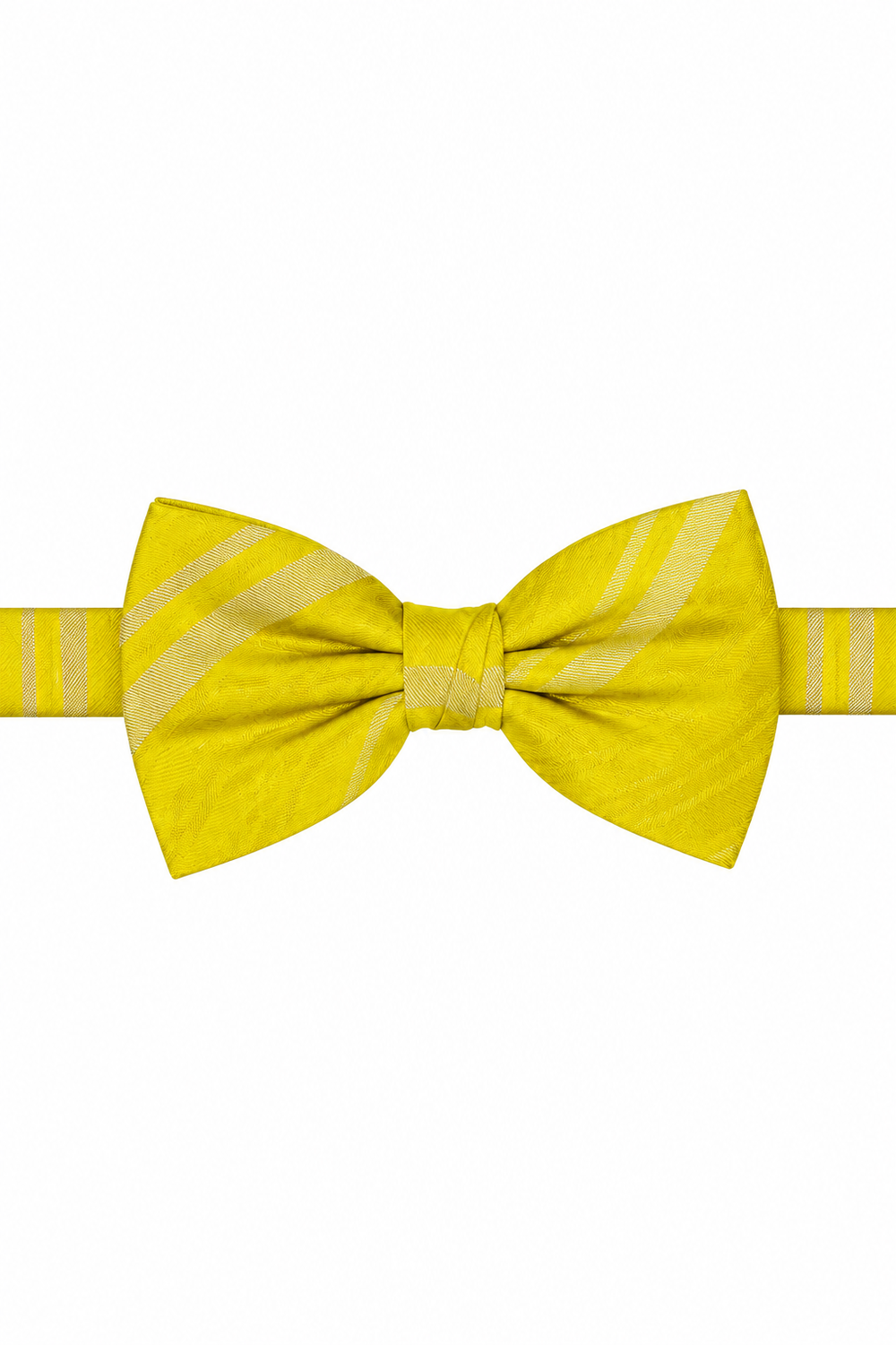 Cardi Pre-Tied Sunbeam Striped Satin Bow Tie