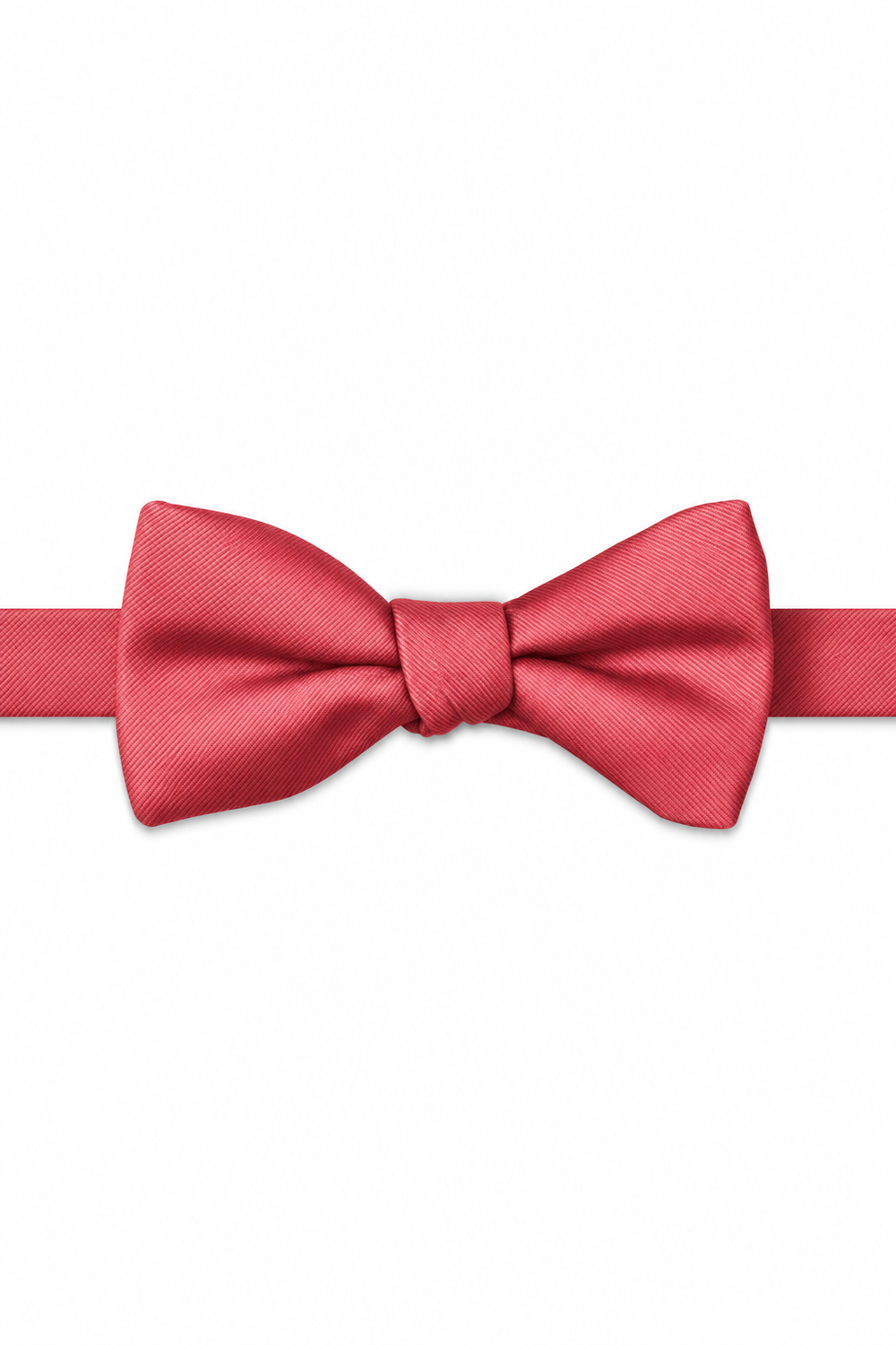 Sunset Modern Solid Bow Tie - pre-tied bow tie, front view