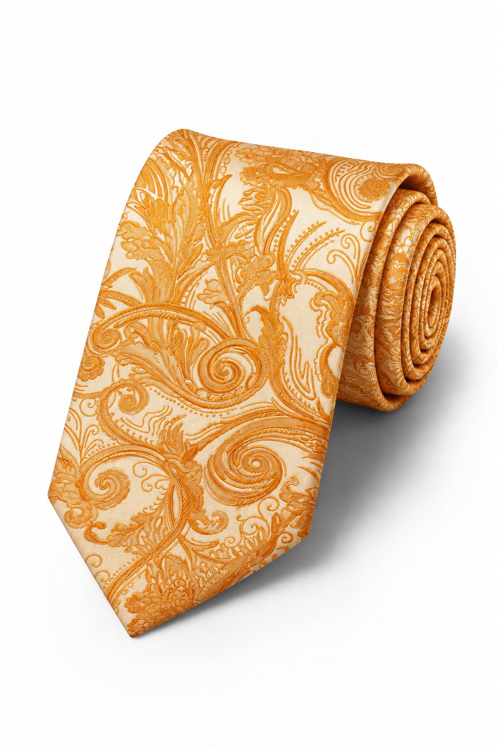 Cardi Tangerine Tapestry Necktie