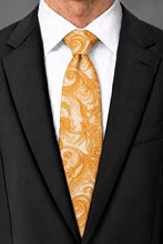 Cardi Tangerine Tapestry Necktie