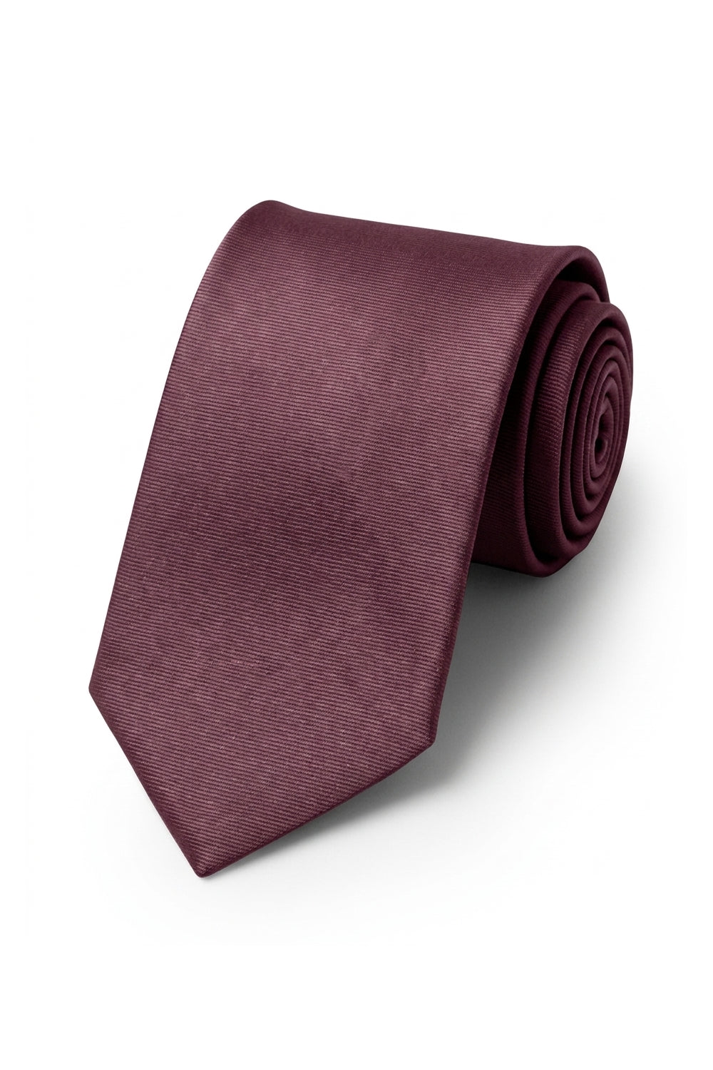 Ted Stanford AZ Amethyst Modern Solid Necktie