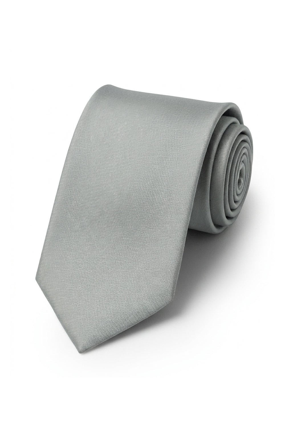 Ted Stanford AZ Mist Modern Solid Necktie