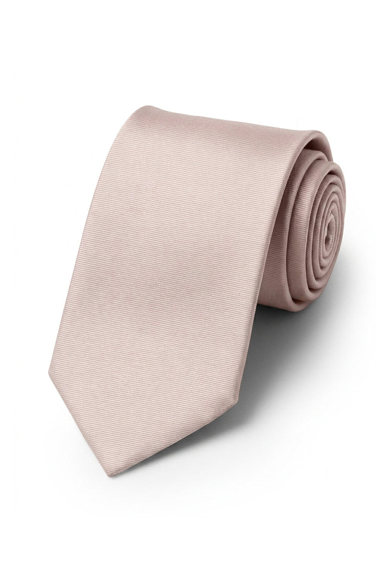 Ted Stanford Blush Modern Solid Necktie