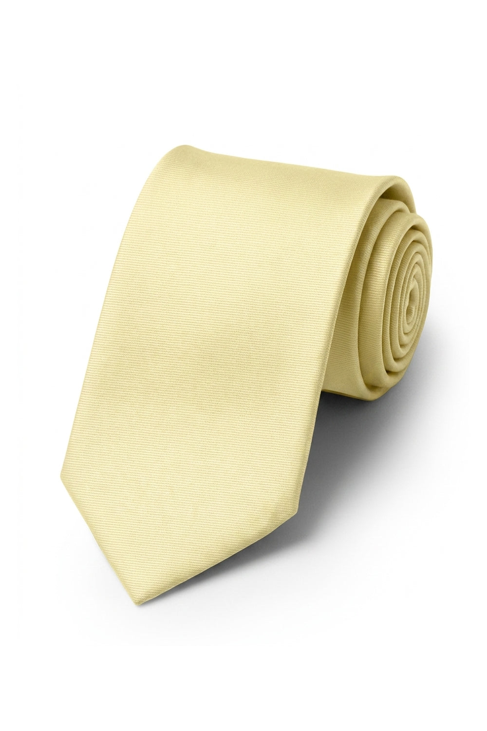 Ted Stanford Canary Modern Solid Necktie