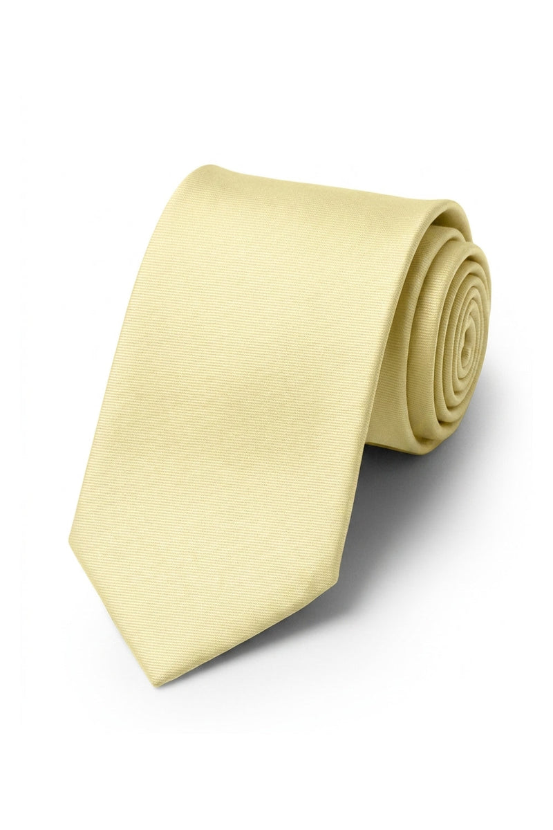 Ted Stanford Canary Modern Solid Necktie