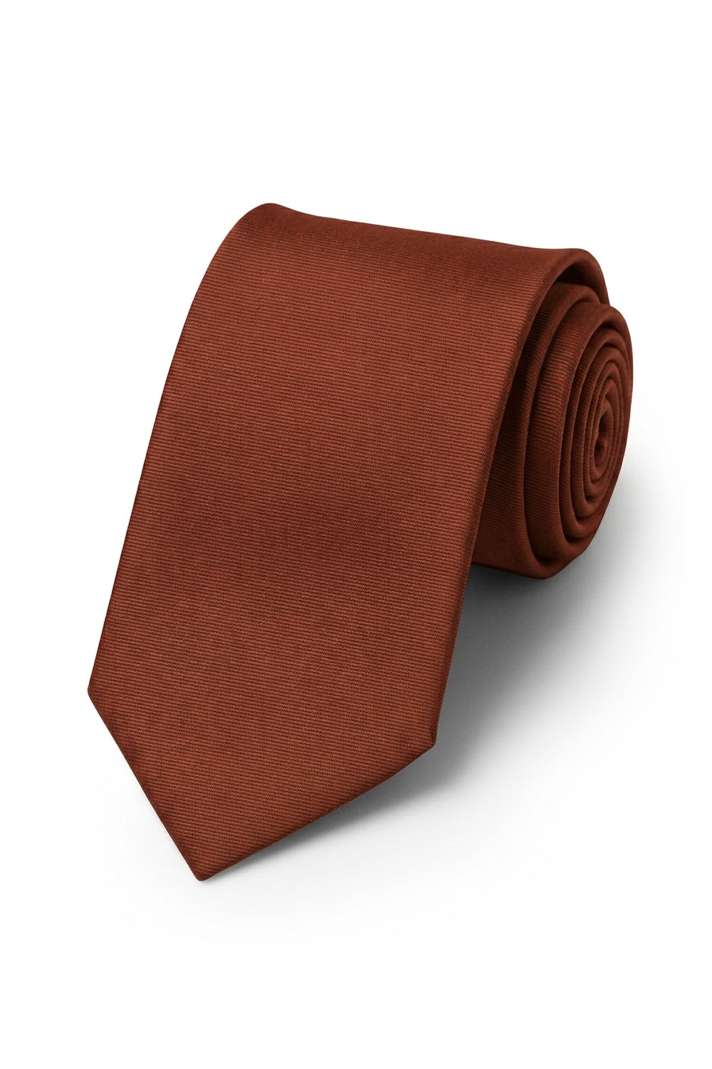 Ted Stanford Cinnamon Modern Solid Necktie