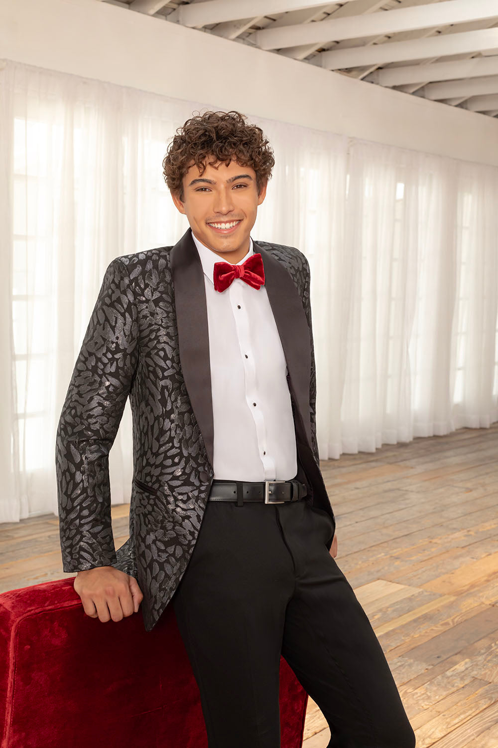 Ted Stanford "Creed" Black Shawl Tuxedo Jacket (Separates)