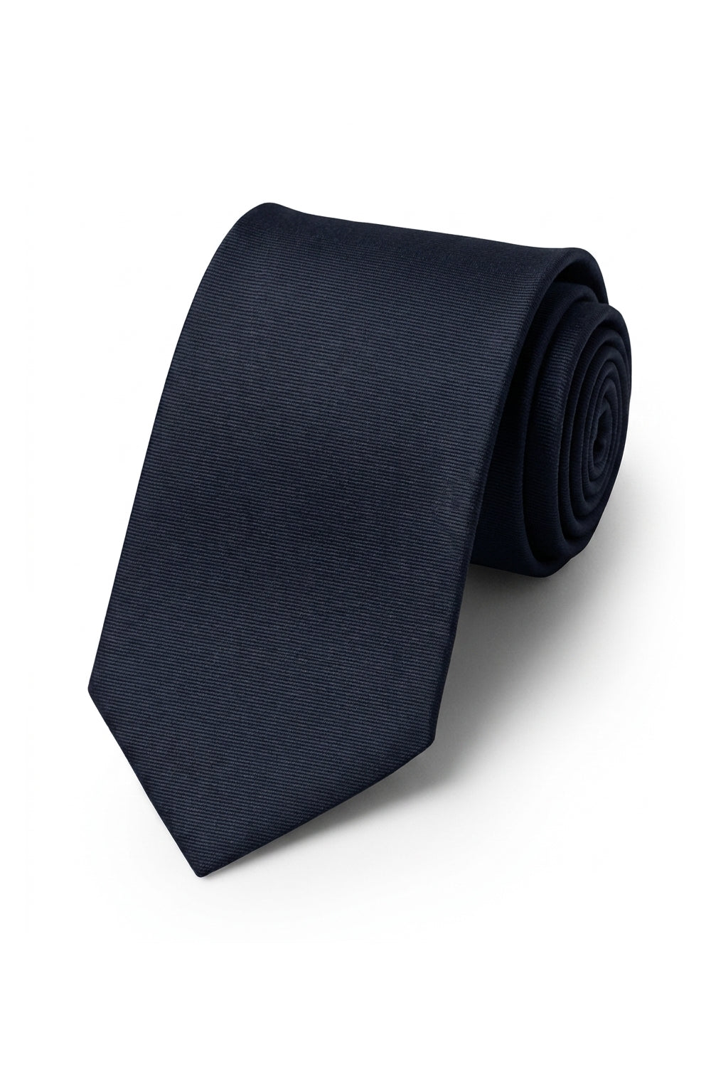 Ted Stanford Dark Navy Modern Solid Necktie
