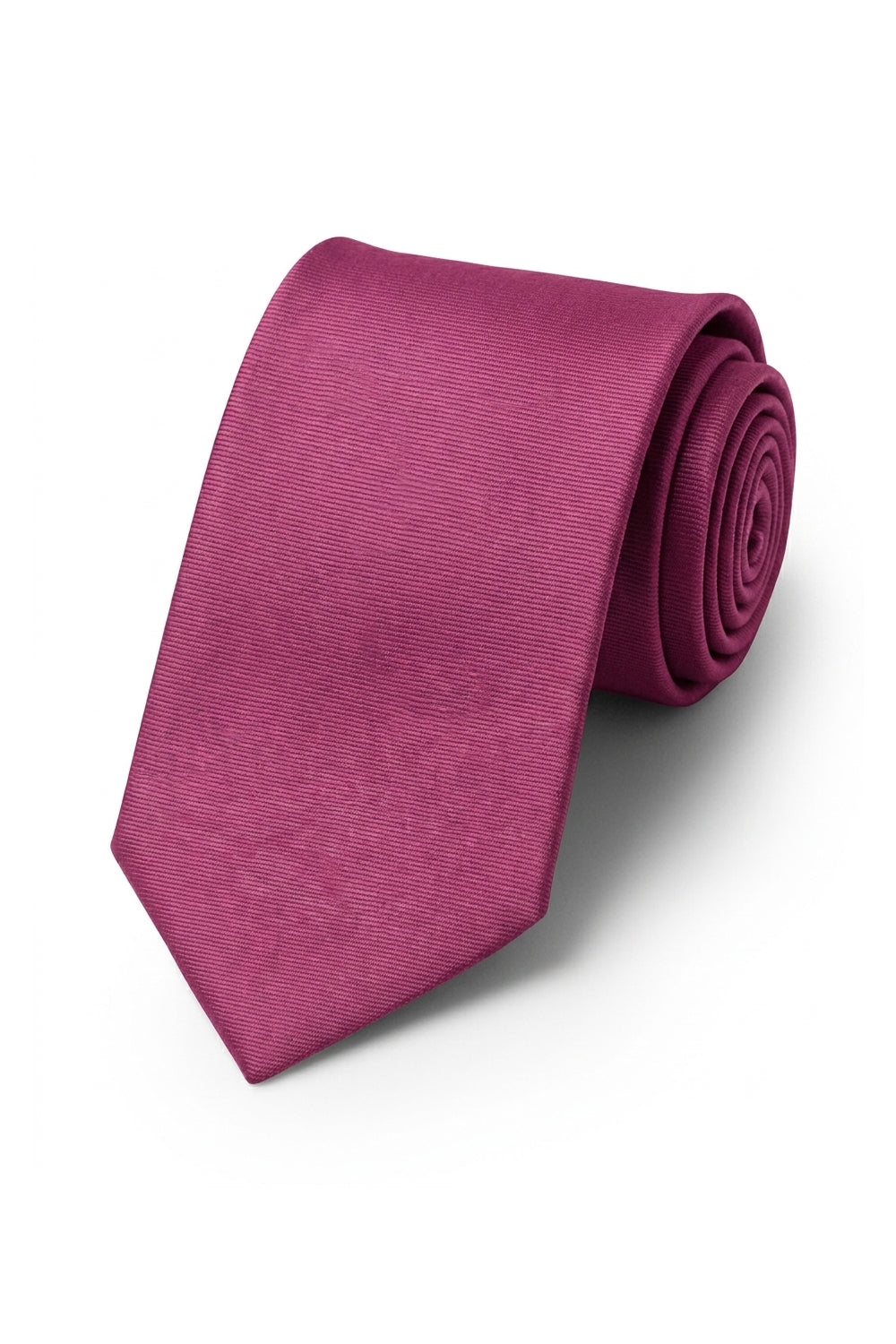 Ted Stanford DB Raspberry Modern Solid Necktie