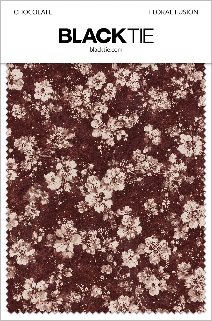 Ted Stanford "Floral Fusion" Chocolate Peak Tuxedo Jacket (Separates)