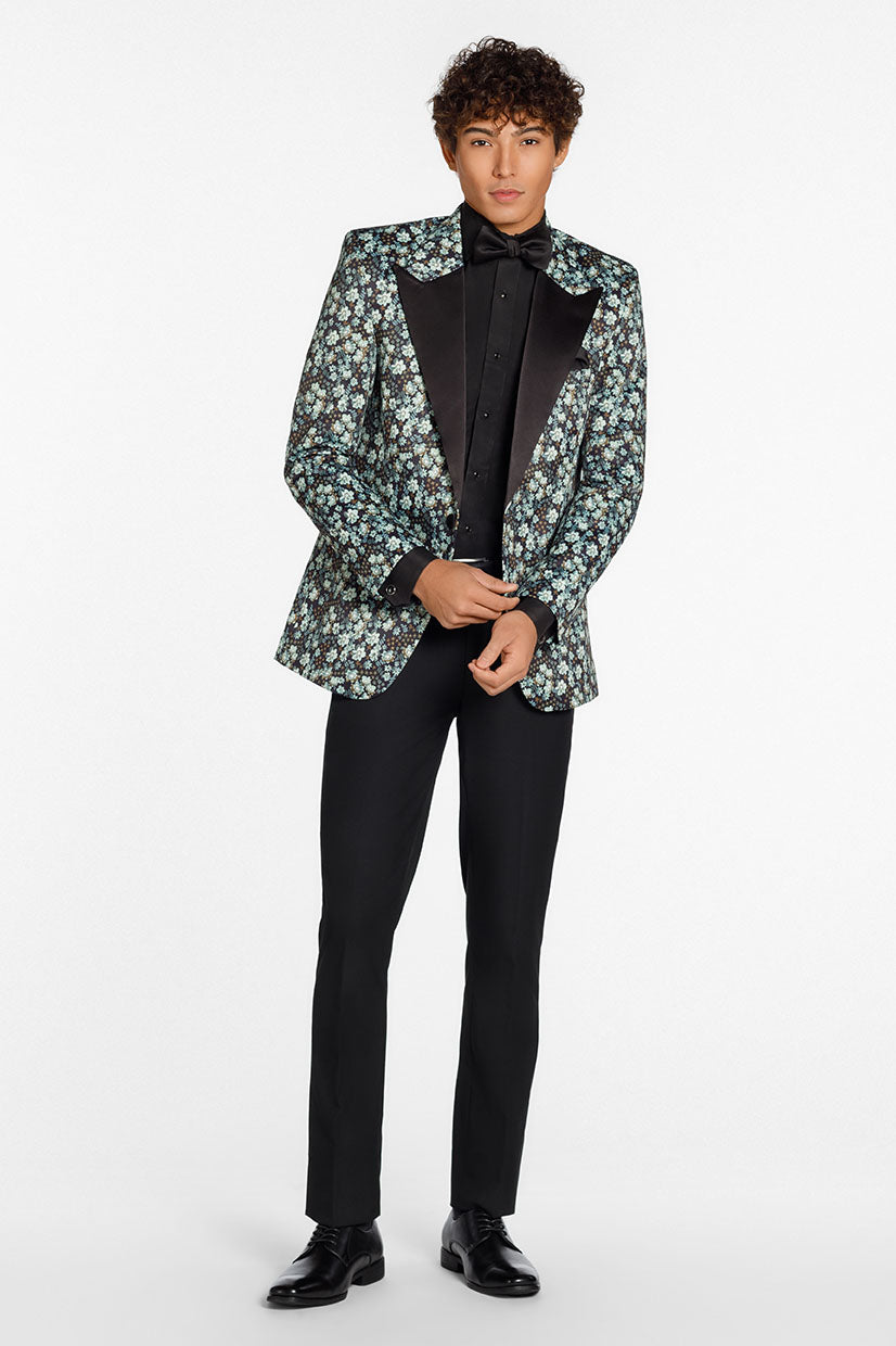 Ted Stanford "Floral Fusion" Sage Peak Tuxedo Jacket (Separates)