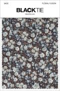 BLACKTIE Sage Floral Fusion Fabric Swatch