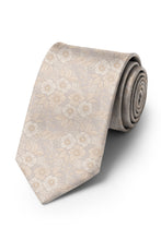 Ted Stanford Golden Champagne Blossom Floral Necktie