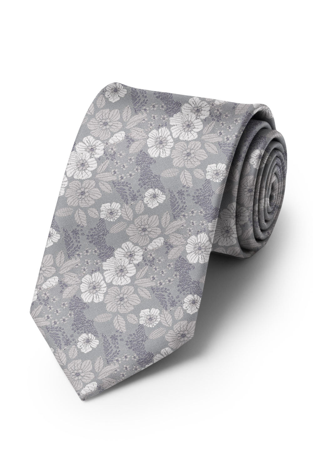 Ted Stanford Heather Blossom Floral Necktie