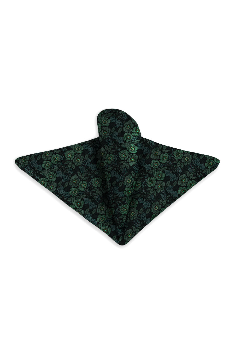 Ted Stanford Hunter Blossom Floral Pocket Square