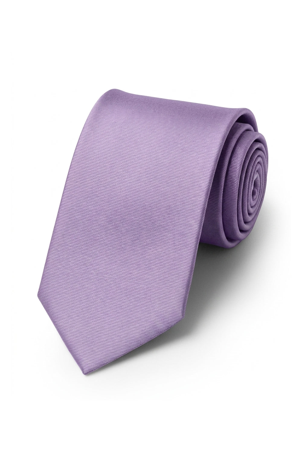 Ted Stanford Lavender Modern Solid Necktie
