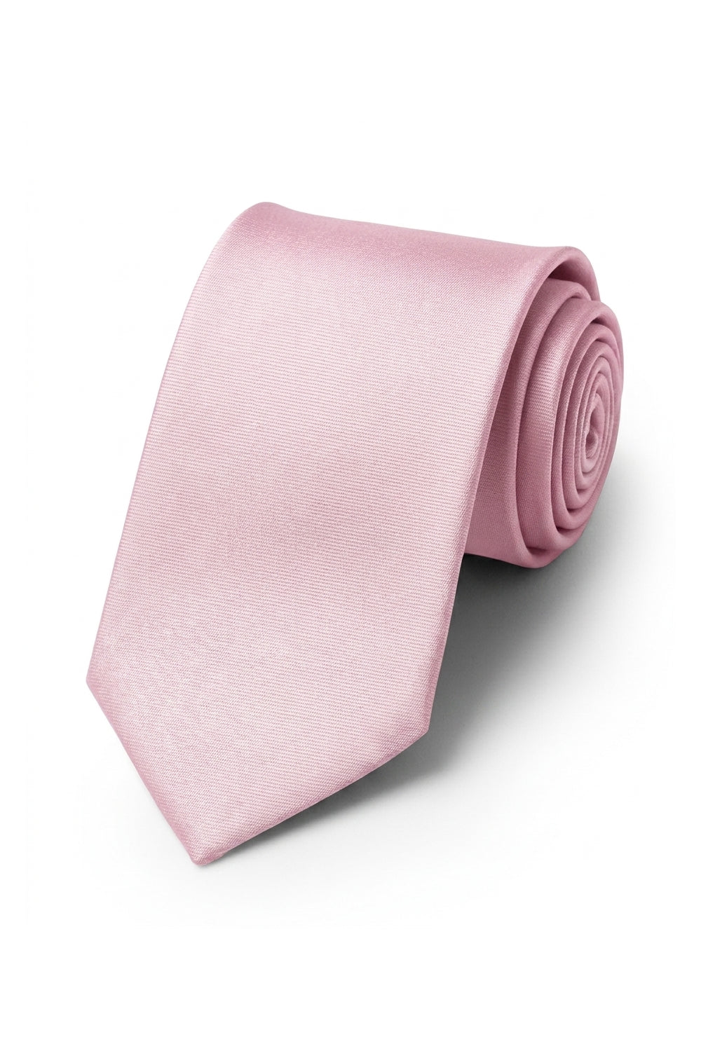 Ted Stanford Pink Modern Solid Necktie