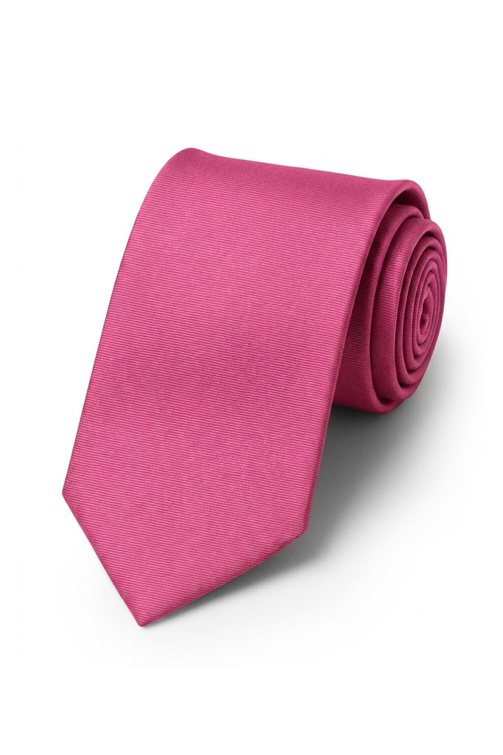 Ted Stanford Raspberry Modern Solid Necktie