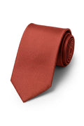 Ted Stanford Rust Modern Solid Necktie