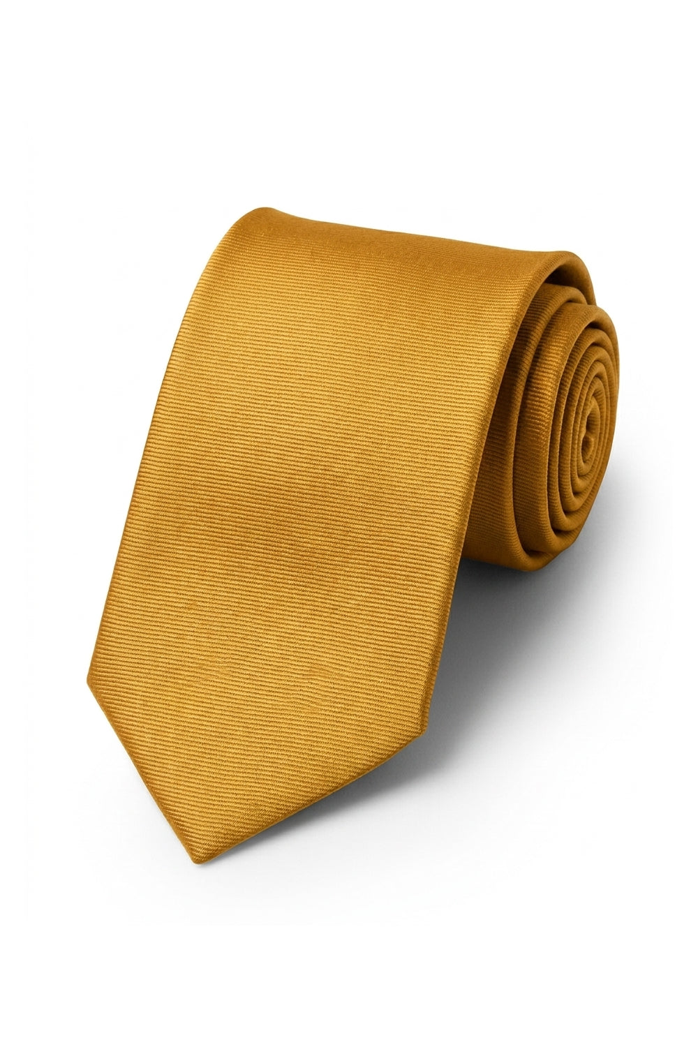 Ted Stanford Saffron Modern Solid Necktie