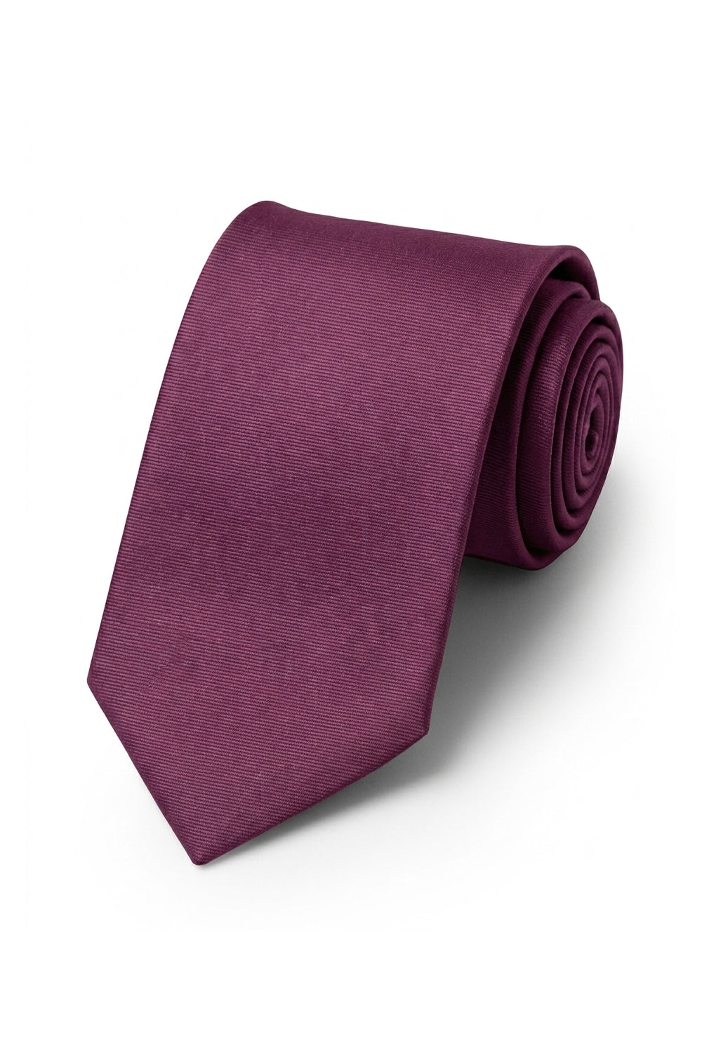 Ted Stanford Sangria Modern Solid Necktie