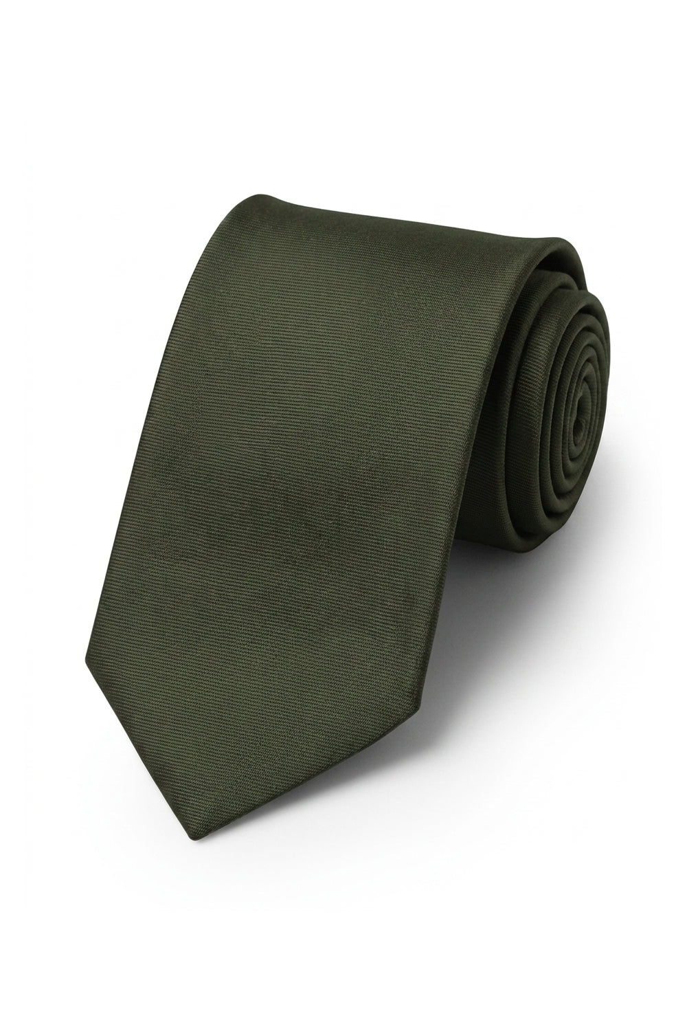 Ted Stanford Tarragon Modern Solid Necktie