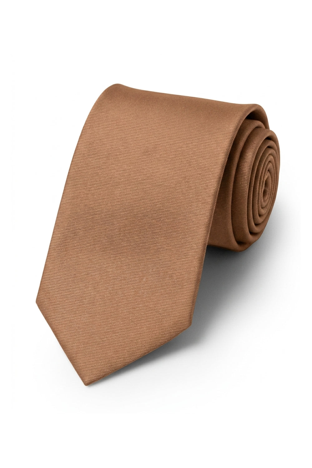 Ted Stanford Tawny Modern Solid Necktie