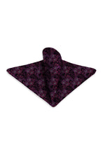 Ted Stanford Wildberry & Raspberry Blossom Floral Pocket Square