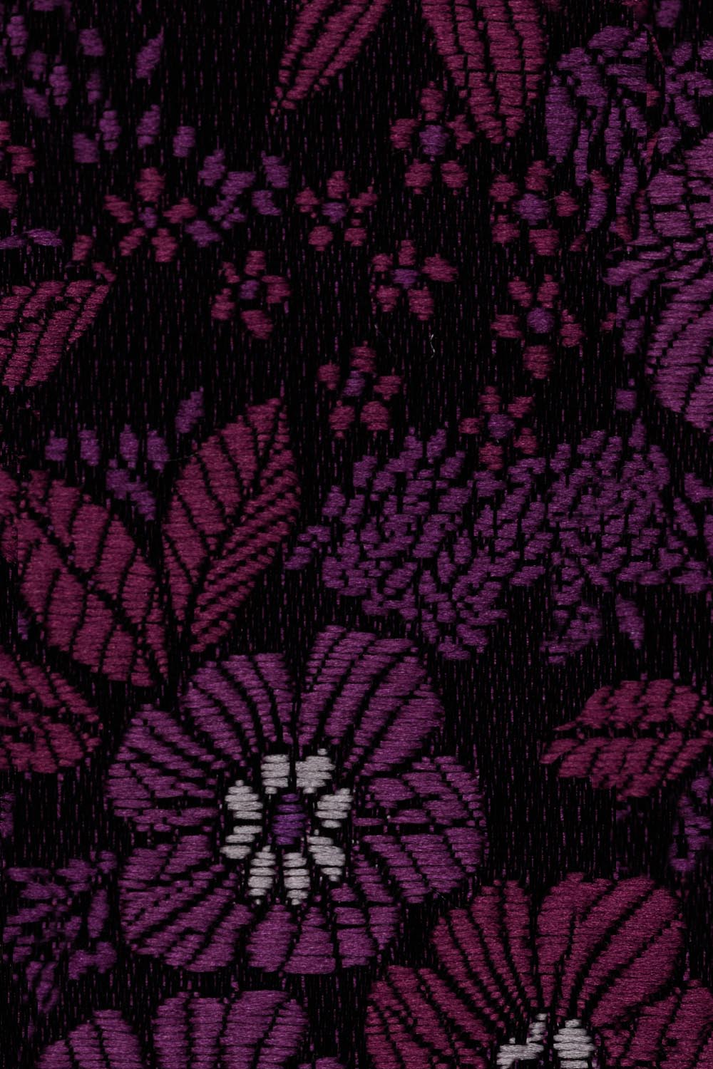 Ted Stanford Wildberry & Raspberry Blossom Floral Pocket Square