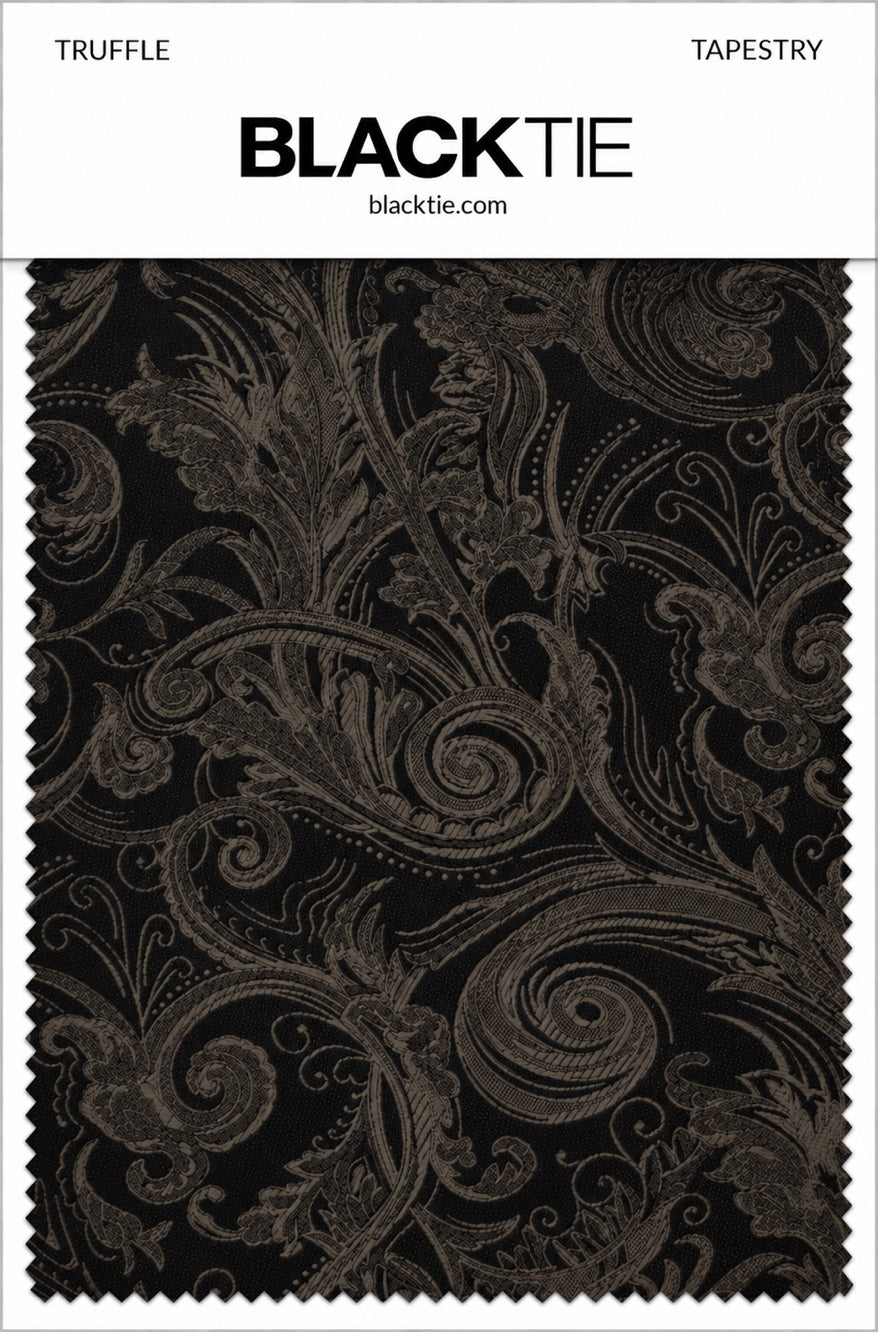 Cardi Truffle Tapestry Necktie