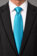 Cardi Turquoise Luxury Satin Necktie