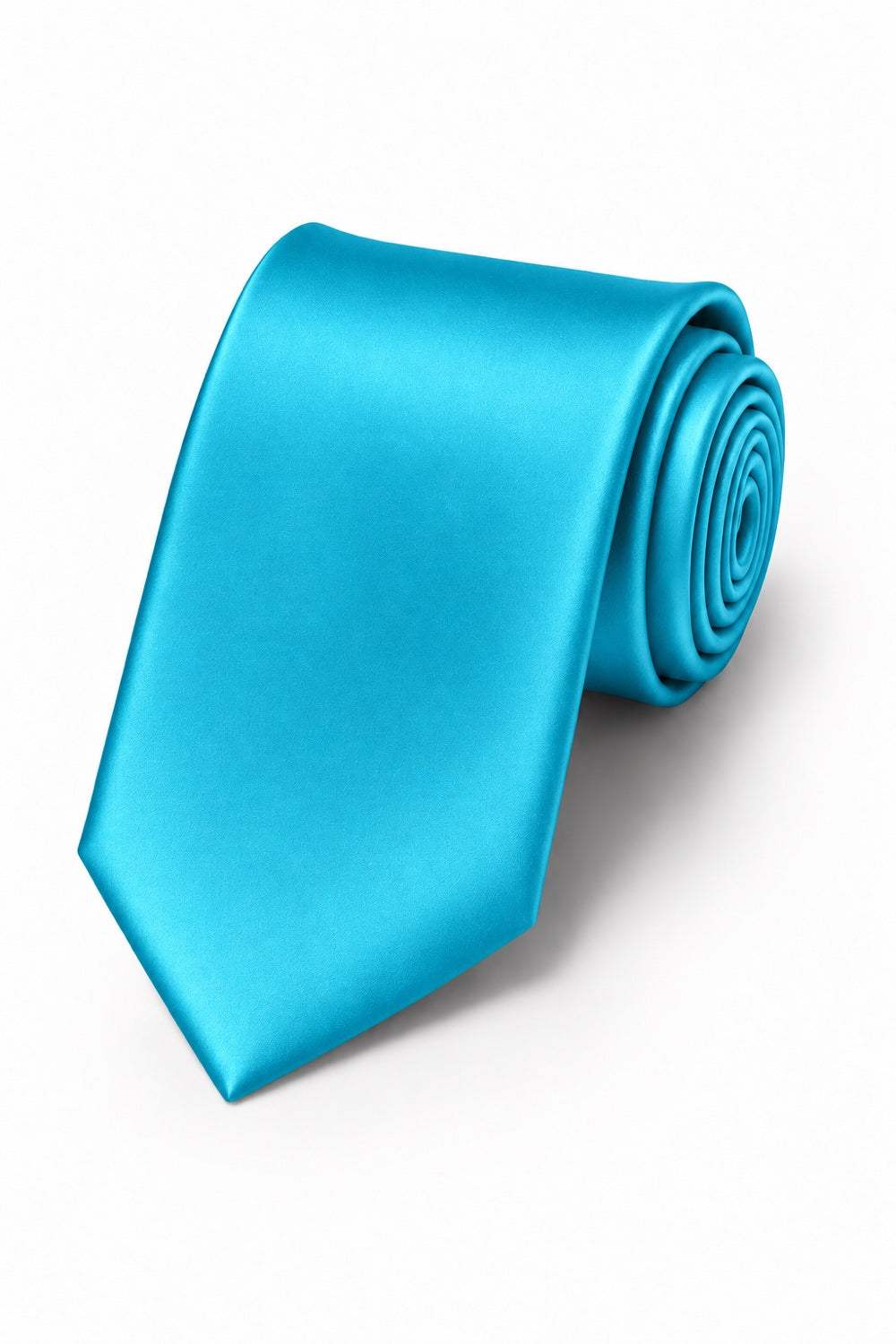 Cardi Turquoise Luxury Satin Necktie