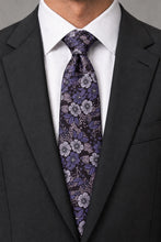 Ted Stanford Twilight Blossom Floral Necktie