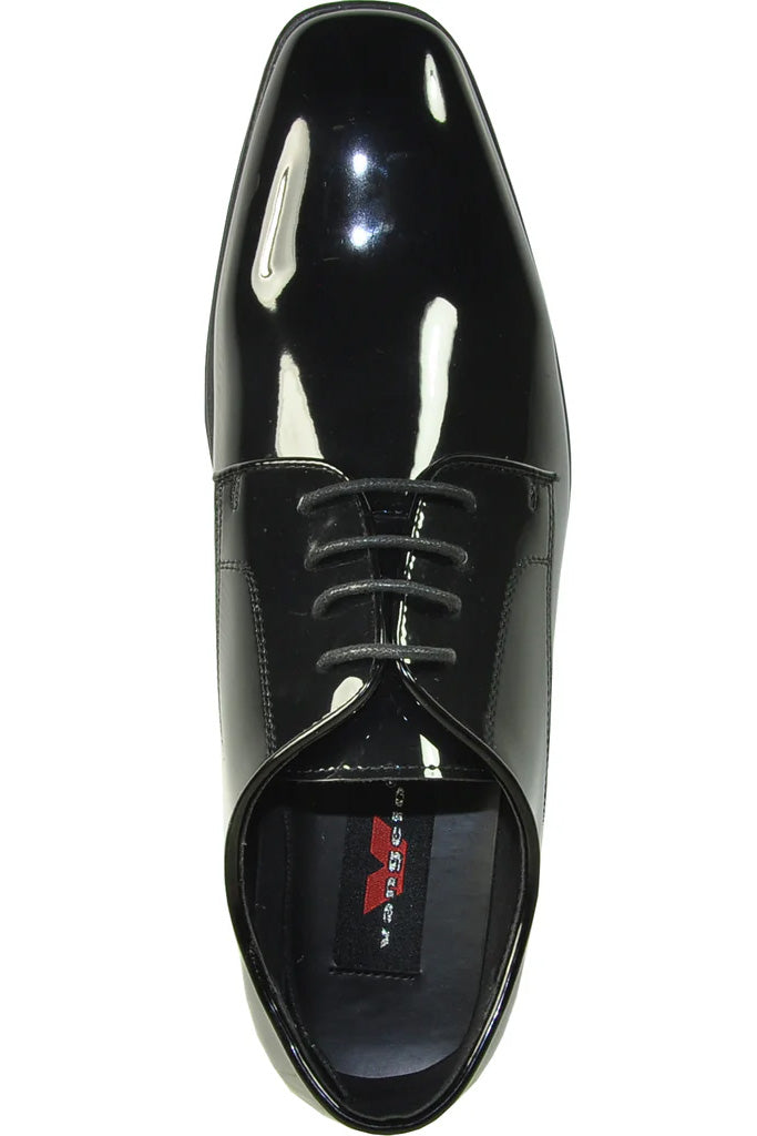 Vangelo "Nolan" Black Tuxedo Shoes