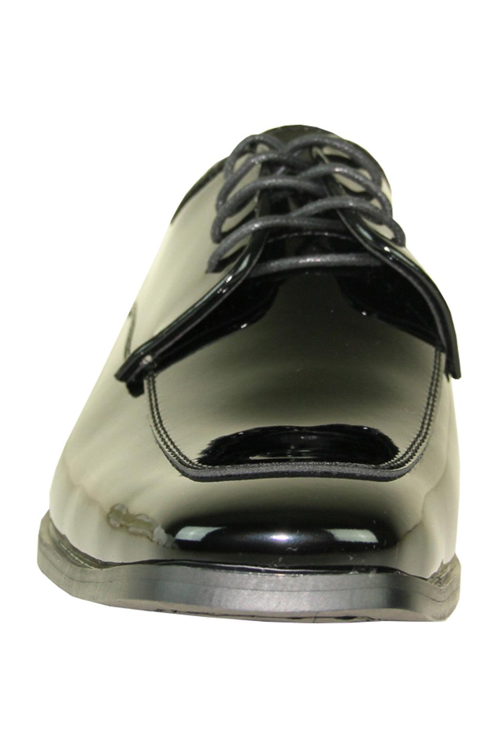 Vangelo "Vittorio" Black Vangelo Tuxedo Shoes