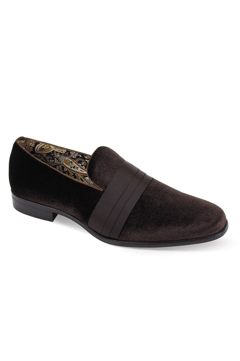 After Midnight "Velvet Vibes" Chocolate Brown Tuxedo Shoes