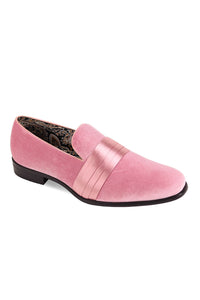 "Velvet Vibes" Pink Tuxedo Shoes