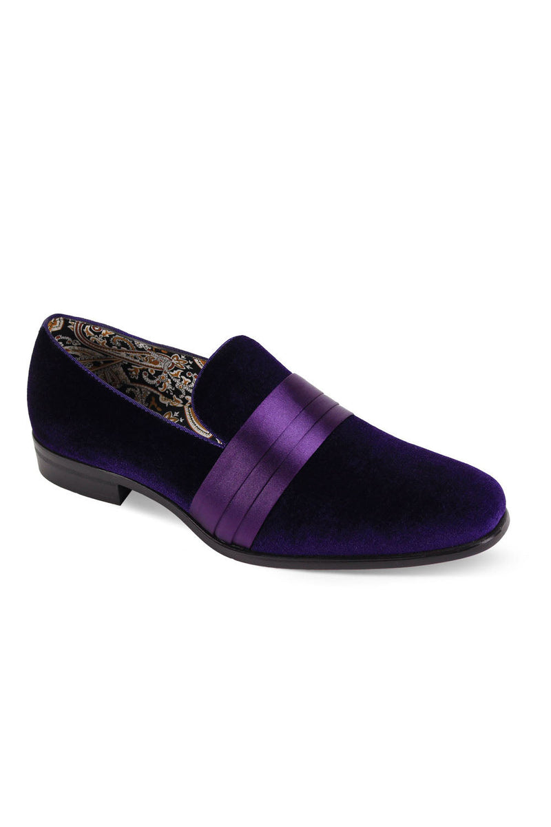 After Midnight "Velvet Vibes" Purple Tuxedo Shoes