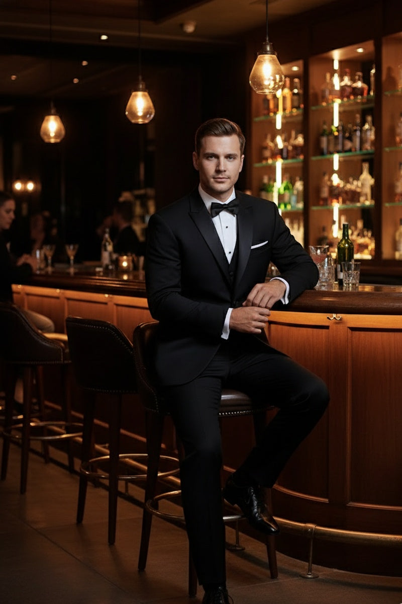 BLACKTIE "Vermont" Black Tuxedo Jacket (Separates)