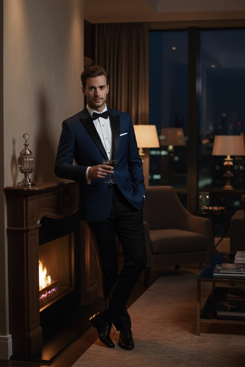 BLACKTIE "Vermont" Indigo Blue Tuxedo Jacket (Separates)