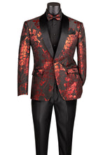 "Fusion" Red Tuxedo Jacket (Separates)