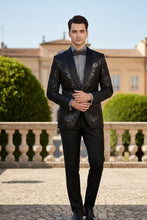 "Fusion" Black Tuxedo Jacket (Separates)